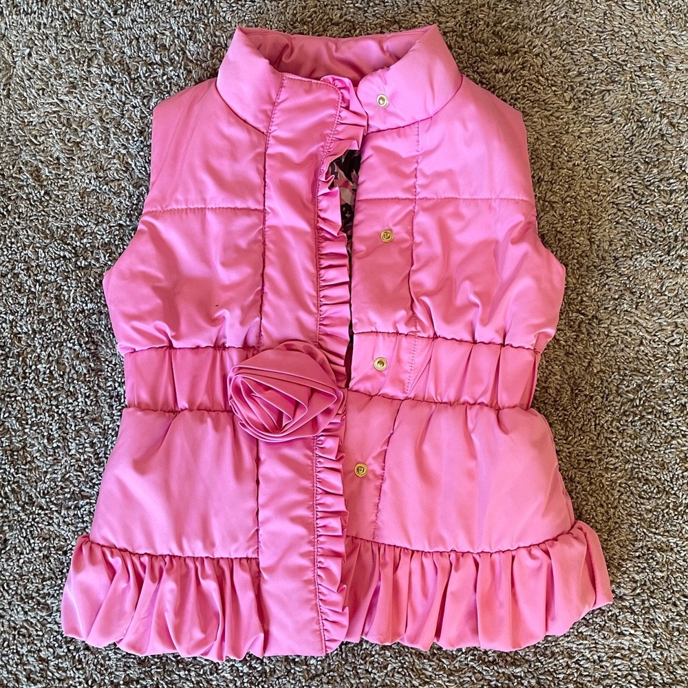 Lily Pulitzer kids Puffy Vest